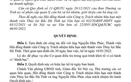 Giám đốc Công ty Thủy lợi Bắc Hà Tĩnh bị khởi tố về tội đánh bạc