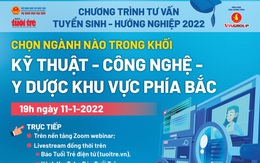 19h tối 11-1: Tư vấn 'Chọn ngành nào trong khối kỹ thuật - công nghệ - y dược khu vực phía Bắc'