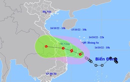 Từ chiều nay 14-10, Thừa Thiên Huế đến Bình Định khả năng có gió giật cấp 8-9