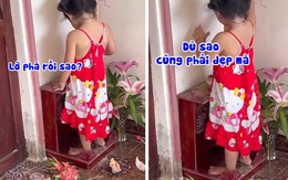 Mẹ bất lực với con gái quậy phá bàn thờ Ông Địa