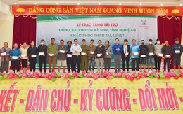 Trungnam Group cùng Kỳ Sơn vượt qua lũ dữ