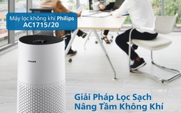 Máy lọc khí Philips AC1715/20 - tiêu chuẩn "sống xanh, thở lành" cho doanh nghiệp