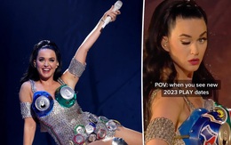 Katy Perry bị ‘kẹt’ mí mắt chớp như robot khi đang diễn