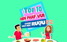 10 biện pháp vui để tránh ngộ độc rượu - phần 2