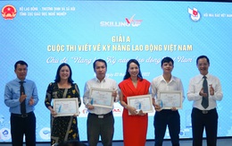 Trao giải cuộc thi viết về kỹ năng lao động năm 2022