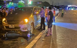 Tạm giữ tài xế gây tai nạn, kéo lê xe máy 2km