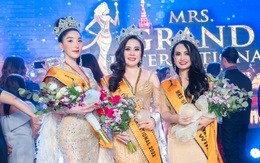 Diễn viên 'Về nhà đi con' lộng lẫy đăng quang Mrs Grand International 2022