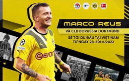 Marco Reus chuẩn bị đến Việt Nam, mong người hâm mộ hãy mua vé đến sân Mỹ Đình