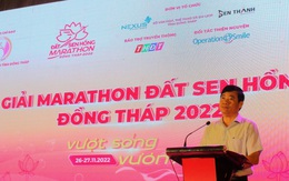 Hơn 3.200 vận động viên từ 12 quốc gia, vùng lãnh thổ dự Giải Marathon đất sen hồng