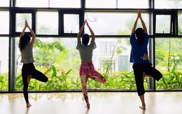 Các cô nàng văn phòng 'luyện khỏe, luyện đẹp'