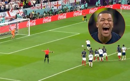 Kylian Mbappe cười sung sướng khi Harry Kane sút hỏng penalty