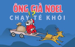 Ông già Noel chạy té khói vì dương lịch dí âm lịch