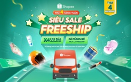 Nhiều ưu đãi mua sắm Tết trên Shopee với Thứ 4 - Siêu Sale Freeship