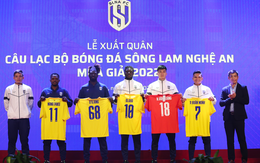 SLNA ra mắt nhà đồng tài trợ, đặt mục tiêu vào top 3 V-League 2022