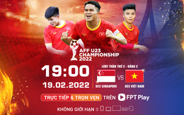 U23 Việt Nam và ‘thuốc thử’ Singapore