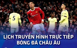 Lịch trực tiếp bóng đá châu Âu: Arsenal - Man United, Bayern - Dortmund