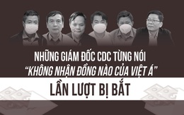 Những giám đốc CDC từng nói 'không nhận đồng nào của Việt Á' lần lượt bị bắt