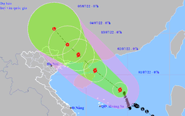 Bão số 1 tăng lên cấp 10 và còn mạnh thêm