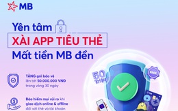 MB tăng gói bảo vệ tài khoản và sức khỏe cho chủ thẻ tín dụng