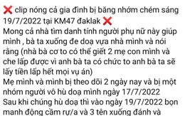 Mâu thuẫn mua bán, nhóm thanh niên vác rựa vào vựa sầu riêng chém phụ nữ