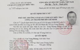 Công an TP.HCM truy nã 1 người Đài Loan về tội buôn lậu