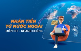 Miễn phí nhận tiền 24/7 từ nước ngoài với thẻ Sacombank Visa