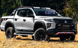 Mitsubishi Triton đời mới lộ diện với đầu xe như Outlander