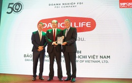 Dai-ichi Life Việt Nam vinh dự đạt giải thưởng 'Top 50 Doanh nghiệp phát triển bền vững 2022'