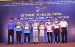 Trao 5 giải nhất Hội thi tin học trẻ toàn quốc lần thứ 28