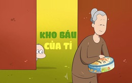 Thằng Tí phát hiện một 'kho báu ẩm thực'