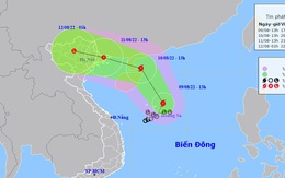 Áp thấp nhiệt đới mạnh lên thành bão số 2, di chuyển nhanh và hướng vào vịnh Bắc Bộ