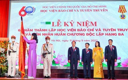 Học viện Báo chí và Tuyên truyền nhận Huân chương Độc lập hạng ba nhân dịp 60 năm thành lập