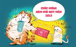 Nhâm Dần chúc mừng năm mới Quý Mão