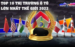 10 thị trường mua ô tô nhiều nhất thế giới 2022