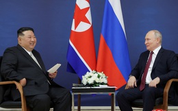 Ông Kim Jong Un chúc Nga may mắn trong bức thư gửi ông Putin