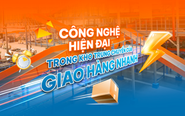 Công nghệ hiện đại trong kho trung chuyển của Giao Hàng Nhanh