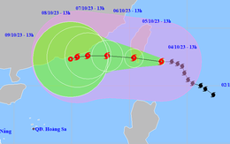 Bão Koinu quét qua Đài Loan trước khi vào Biển Đông