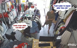 Chủ shop quần áo khổ sở với hai con dê chạy vào quán