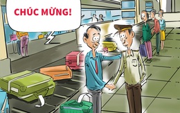 Chúc mừng sân bay đã giảm trộm vặt