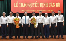 TP.HCM trao quyết định bổ nhiệm trưởng Ban Dân vận và chánh Văn phòng Thành ủy