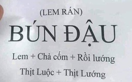 Ảnh vui 28-11: Khi người 'sai chính tả' mở quán ăn