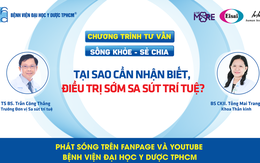 Chương trình tư vấn: Tại sao cần nhận biết, điều trị sớm sa sút trí tuệ?