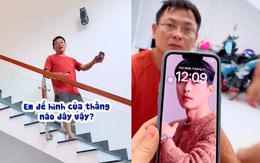 Chồng nổi cơn ghen khi vợ để hình nền trai đẹp