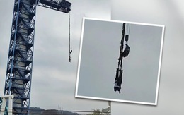 Cặp đôi Trung Quốc nhảy bungee rồi ôm nhau lơ lửng giữa không trung