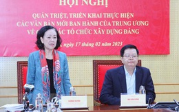 Trưởng Ban Tổ chức Trung ương: Một số cán bộ đạt phiếu tín nhiệm cao nhưng sau đó lại vi phạm