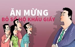 Cách người dân 'ăn mừng' bỏ sổ hộ khẩu giấy