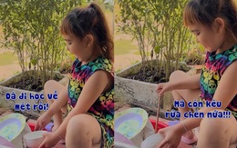 'Đã đi học về mệt rồi, lại còn kêu rửa chén'