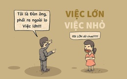 Đàn ông, phụ nữ và chuyện 'việc lớn, việc nhỏ'