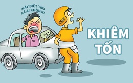 Một trường hợp 'khiêm tốn' khi bị cảnh sát giao thông thổi phạt