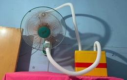 Ảnh vui 28-4: Máy điều hòa tự chế